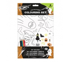 HALLOWEEN COLOURING SET