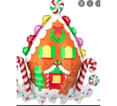 Gingerbread House 30" Balloon