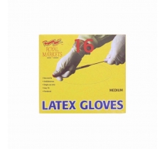 Latex Gloves Box 16 Medium