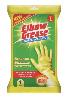 Elbow Grease Super Strong Rubber Glove Large 1 Pack