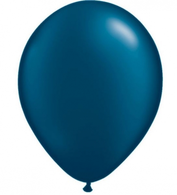 11" Midnight Blue Pearl Qualatex 100 Pack Latex Balloons