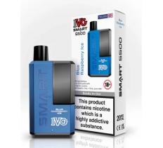 IVG Smart 5500 Blue Raspberry Ice Disposable Vape Kit