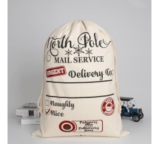 North Pole Mail Service Santa Sack 50cm X 70cm