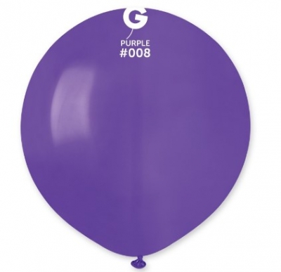 Gemar 19" Pack Of 25 Latex Balloons Purple #008