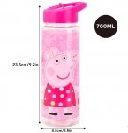 Peppa Drinking Bottle with Straw 650ml