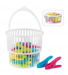 Bettina Pegs and Basket 36pc