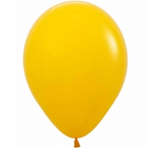 Sempertex 12" Fashion Solid Honey Yellow Latex Balloons 2"