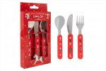 Christmas Santa & The Nutcracker Kids Cutlery Set