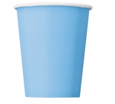 9oz Powder Blue 8 Pack Cups