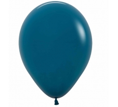Sempertex Colour Solid Deep Teal 5" Latex Balloons 100 Pack