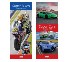 2025 Calendar Super Slim Super Bikes & Cars