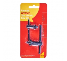 Amtech 2 Pack Chuck Key Set