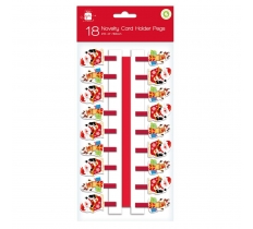 Christmas Novelty Peg Holders 18 Pack