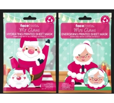 Christmas Printed Sheet Mask Mr & Mrs Claus