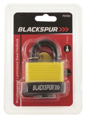 Blackspur 50mm Weatherproof Laminated Steel Padlock