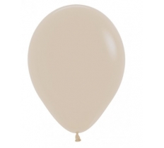 Sempertex 12" Fashion White Sand Latex Balloons 50 Pack