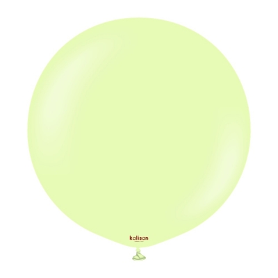 Kalisan 24" Macaron Pistachio Latex Balloons 2 Pack