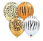 Qualatex 5" Round Special Safari Balloons 100 Pack