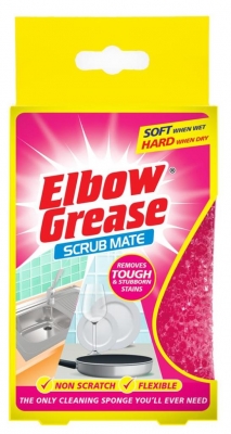 Elbow Grease Scrub Mate Pink 1 Pack