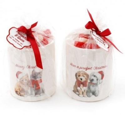 Christmas Cat & Dog Burner Set