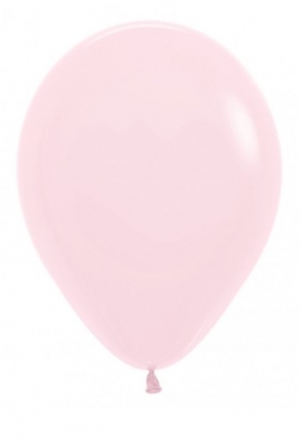 Sempertex 12" Pastel Matte Pink Latex Balloons 12 Pack