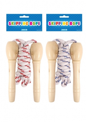 Retro Skipping Rope 200cm ( Assorted Colours )