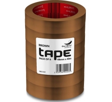 Buff Brown Tape 48mm x 40m x 6pc