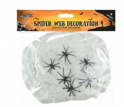 Halloween Spider Web Decoration