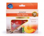 Tea-lights 12pack Colour Cashmere & Apricot