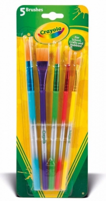 Crayola Assorted Paint Brush 5 Pack