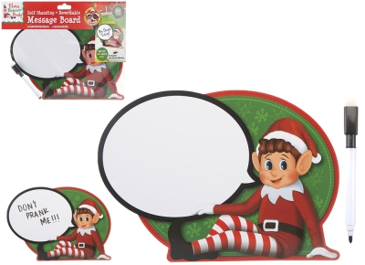 Christmas Elf Wipe Clean White Board