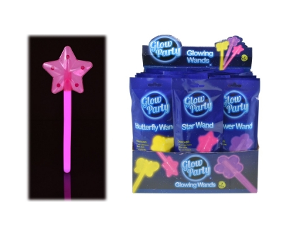 Glow Butterfly Flower & Princess Wands ( Assorted )