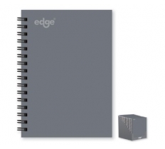 A6 Twin Wiro Notebook Grey