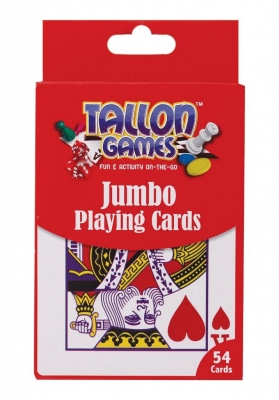 Tallon Jumbo Playing Cards 85 X 123mm 286Gsm