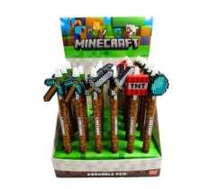 Inkredible Erasable Pen with Minecraft PVC Tools Topper