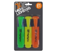 3 Pack Highlighters