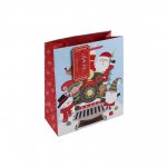 Christmas Santa Train Medium Bag