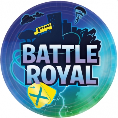 Pack Of 8 Battle Royale Plates