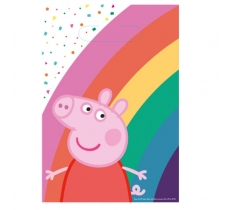 Peppa Pig Paper Loot Bags - 8 Pack