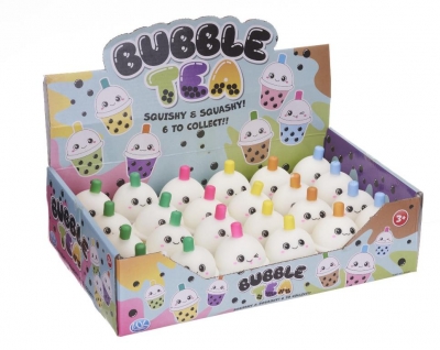 Squeeze Squishy 7.5cm x 5cm Bubble Tea Toy ( Assorted )