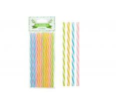 Reusable Straws 20 Pack ( Assorted Colours )