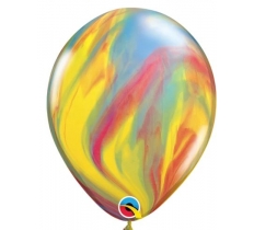 11" Round Traditional Agate 25 Pack Latex Balloons