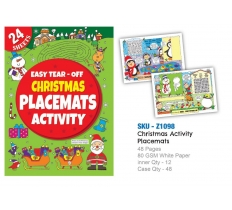 Christmas Placemats Activity Book (ZERO VAT)