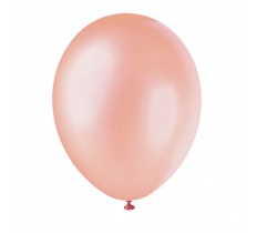 12" Premium Pearlized Balloons Rose Gold Pack Of 8