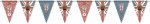 King Charles Vintage Triangle Bunting 3m