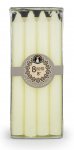 Set Of 4 8" Straight Candles - Ivory