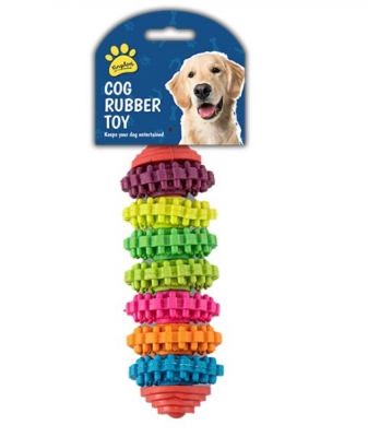 Cog Rubber Dog Toy