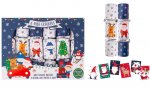 Mini 6" Santa And Friends Crackers 6 Pack