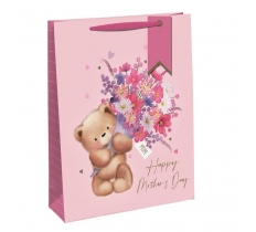 Mothers Day Cute Bear Large Gift Bag