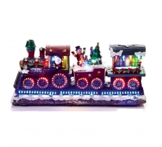 40cm Christmas Train W-Rotating Led